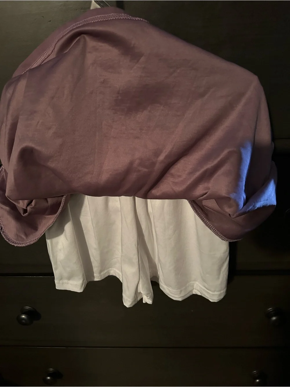 Lilac Embellished 'alo' Logo Active skirt